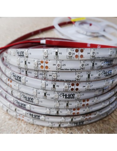 Blue LED Strip 24V IP65