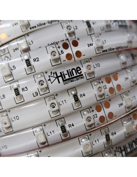 Blue LED Strip 24V IP65