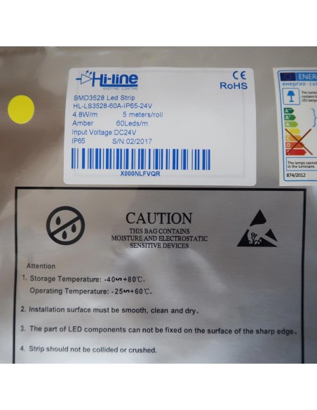 LED-Streifen Bernstein