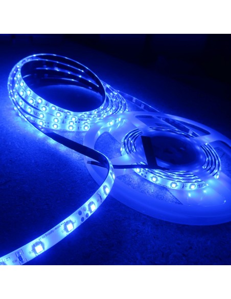 Blue LED Strip 24V IP65