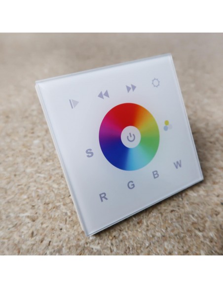 Wall mount RGBW DMX512 LED controller single zone