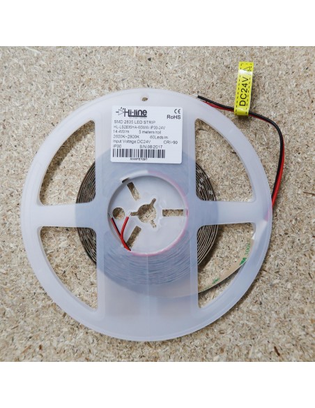 cri 90 warm white led strip 24v 14.4w