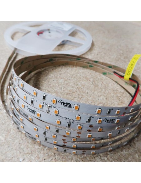 cri 90 warm white led strip 24v 14.4w