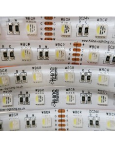 14,4W/m 24V RGB+KW IP65-PU CRI80 LED-Streifen 12mm/2oz PCB 5m Rolle