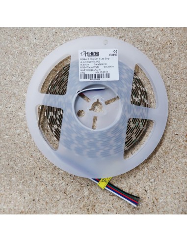 RGBW LED-Streifen (RGB+WW) 24V-14.4W/m