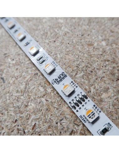 24Volts 60 LEDs per meter 14.4W quad led chip HL-24VRGBWW-IP00
