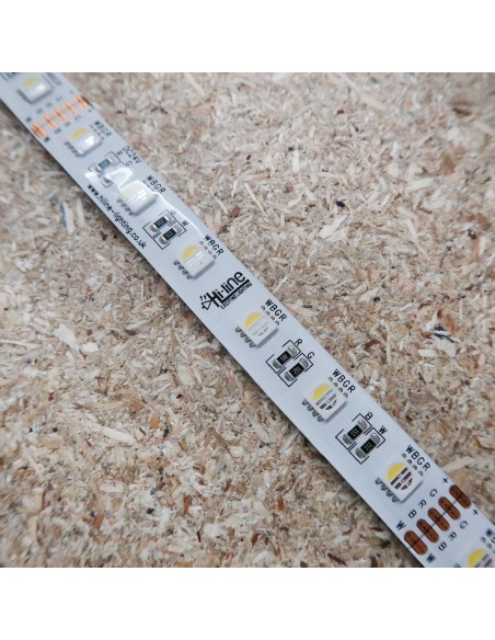 RGBW LED-Streifen (RGB+NW) 24V-14,4W/m- IP65-CRI80-SMD5050-5m Rolle