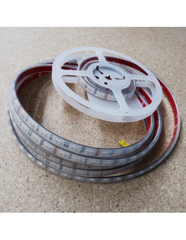 RGBW LED Strip (RGB+WW) 24V-14.4W/m-IP68 (Polyurethane layer)-CRI80-SMD5050
