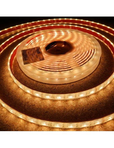 RGBW LED-Streifen (RGB+WW) 24V-14,4W/m- IP68 (Polyurethane Schicht)-CRI80-SMD5050