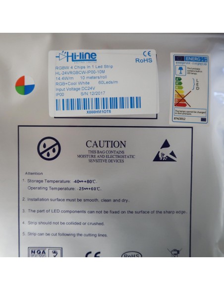 10 meters rgbw led strip rgb+cool white