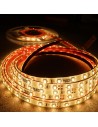 Warm White LED Strip SMD2835 IP65, 4.8W / 60 LEDS per meter, 5 meters roll 