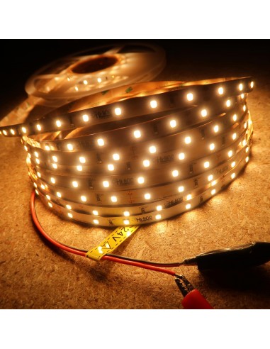 Warm White LED Strip SMD2835 24V 14.4W/m 60 LEDs