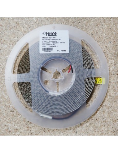 Warm White LED Strip SMD2835 IP65, 14.4W / 60 LEDS per meter, 5 meters roll 