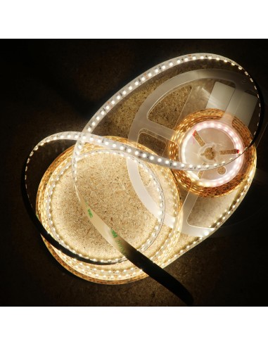 Warm White LED Strip SMD2835 IP65, 14.4W / 60 LEDS per meter, 5 meters roll 