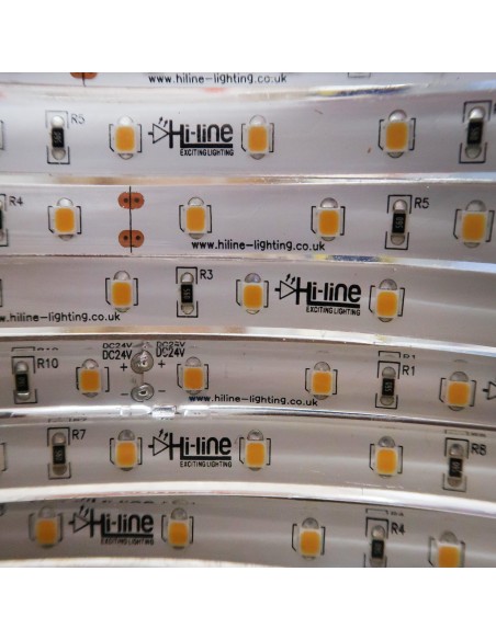 Waterproof Warm White LED tape 14.4W/m