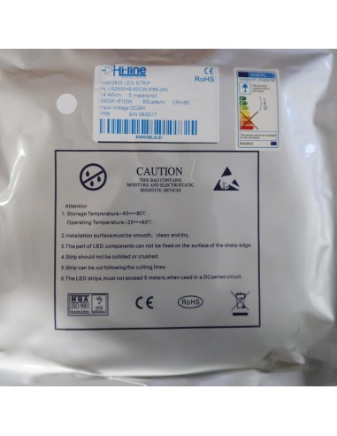 Cool White LED Strip IP68 underwater proof