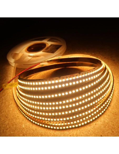High density warm white LED Strip 240 LEDs / meter CRI 80+  