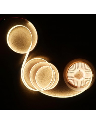 IP68 Natural White LED Strip 24V 28.8W/m CRI80 SMD2835