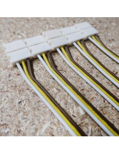 10mm power connector for CCT tuneable LED Strips with 15cm cable (pack of 5)