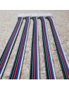 Flat 5 cores RGBW LED cable 10 meters roll