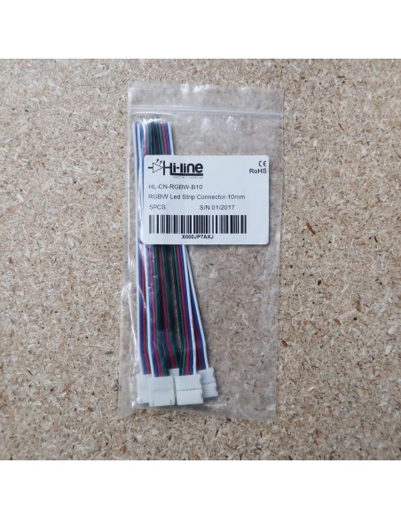 Flat 5 cores RGBW LED cable 10 meters roll