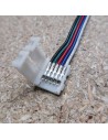 Flat 5 cores RGBW LED cable 10 meters roll