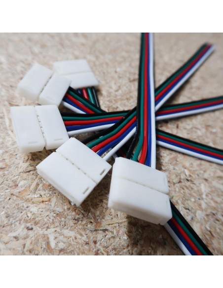 12mm RGBW solderless connector