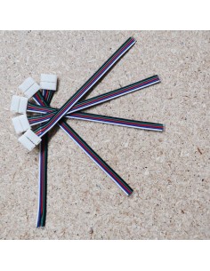 12mm RGBW solderless connector 2