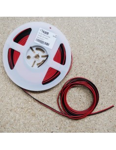 Flaches Kabelband für einfarbige LED-Streifen 20m Rolle 2-adrig