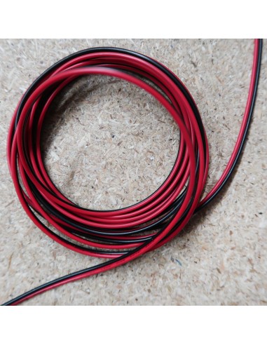 Flaches Kabelband für einfarbige LED-Streifen 20m Rolle 2-adrig