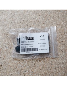Strip to strip connector for 10mm IP65 LED tape RGB colour (pack of 5) 2