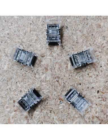 Strip to strip connector for 8mm IP00 LED tape single colour (pack of 5)