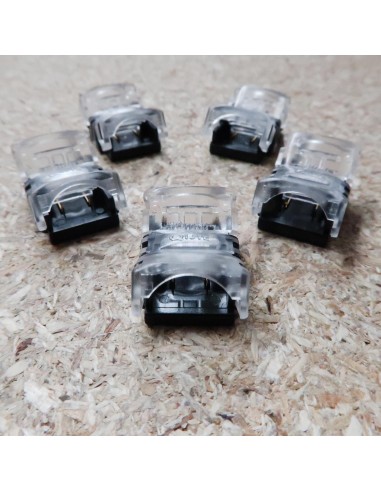 Strip to strip connector for 10mm IP65 LED tape single colour (pack of 5)