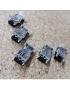Strip to wire connector for IP65 LED tape single colour 8mm (pack of 5)