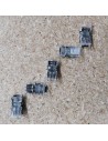 Strip to wire connector for IP65 LED tape single colour 8mm (pack of 5)