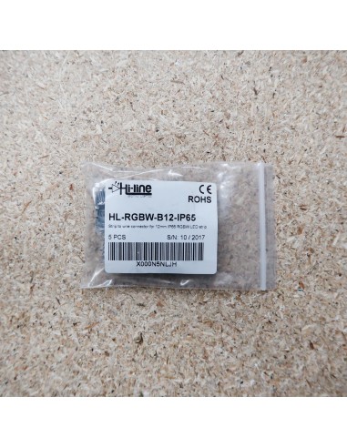 Strip to wire connector for 12mm IP65 LED tape RGBW 5 pin (pack of 5)