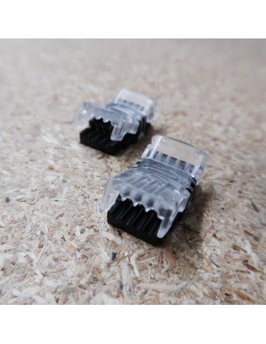 Strip to wire connector for IP00 LED tape RGB colour 10mm (pack of 5)