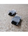 Strip to wire connector for IP00 LED tape RGB colour 10mm (pack of 5) Strip to wire connector for IP00 LED tape RGB colour 10mm (pack of 5)