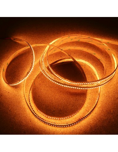 Very Warm White LED Strip 2100K 240 LEDs per meter 19.2W