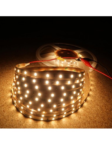 Warmweißer LED-Streifen 24V-4,8W/m- IP00-CRI80-SMD2835