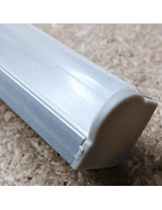 Led channel extrusion for mounting in corners optic Lens 60°