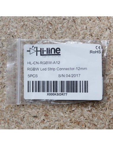 12mm RGBW strip to strip solderless connector 5 pin