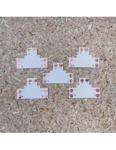 T Shape strip PCB (single colour, 2 pin) 10mm
