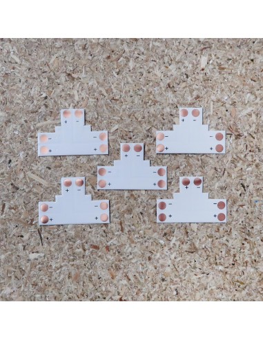 T Shape strip PCB (single colour, 2 pin) 10mm