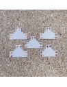 T Shape strip PCB (single colour, 2 pin) 10mm