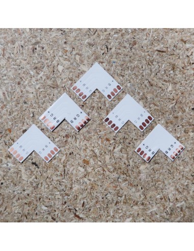 L shape RGB connector