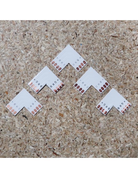 L shape RGB connector