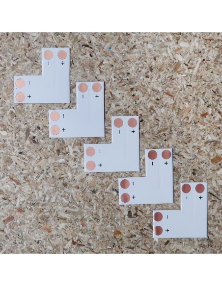 corner LED strip PCB (2 pin) 10mm