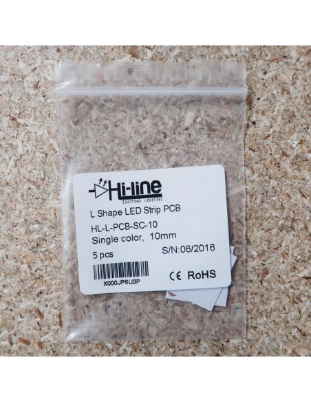 corner LED strip PCB (2 pin) 10mm