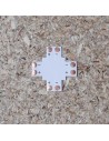 Cross Shape LED strip PCB for 8mm 2pin solderless connectors 